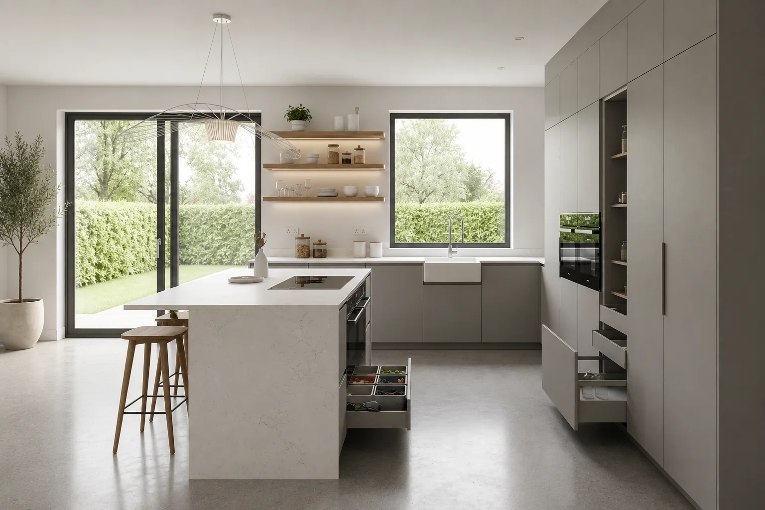 modern modular kitchen