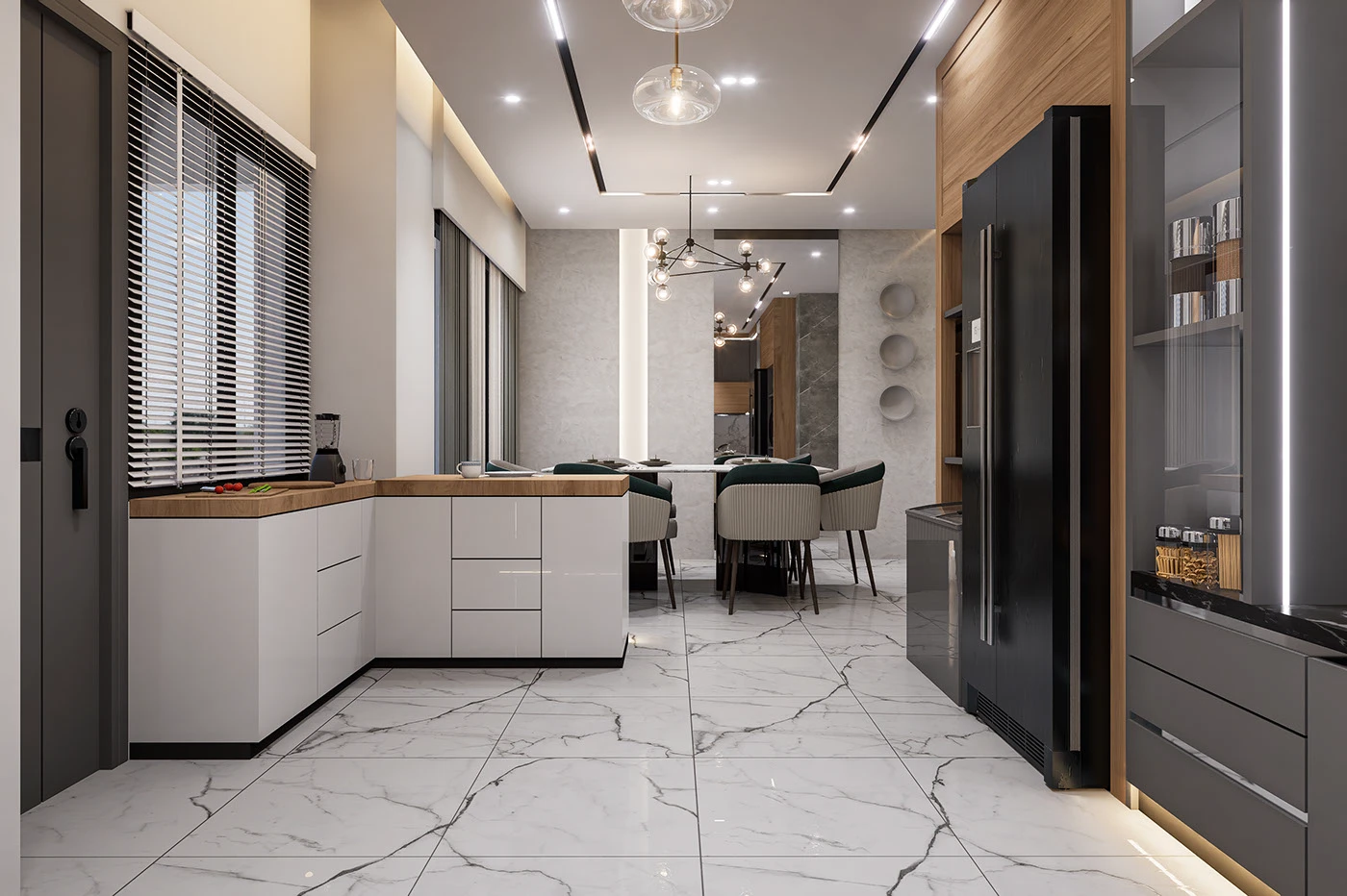 luxury modular kitchen